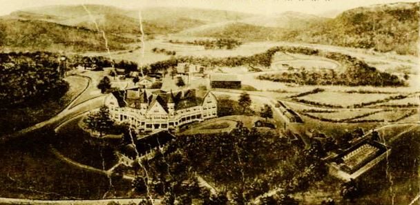 A bird's-eye view of the Borden-Wheeler resort valley