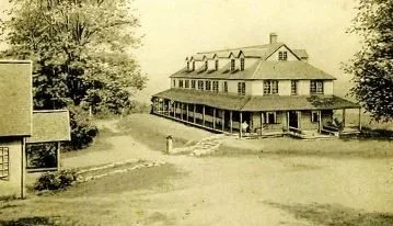 The Piedmont Springs Hotel with its long wraparound porch